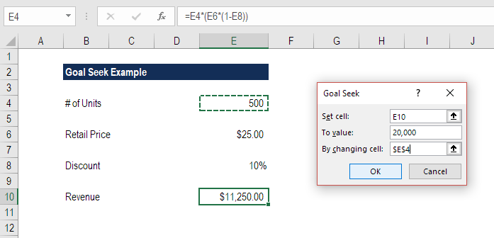 Позже эта логика стала еще более явной благодаря функциям Excel вроде Goal Seek и Solver. Они позволяли не просто рассчитывать результат на основе заданных параметров, но и двигаться в обратном направлении — подбирать параметры так, чтобы получить заранее выбранный результат.